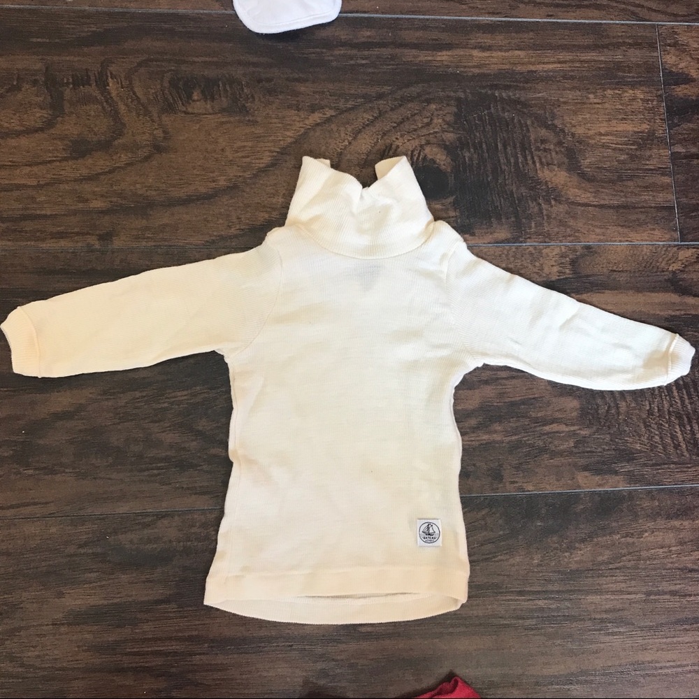 NWT petit bateau pure wool shirt